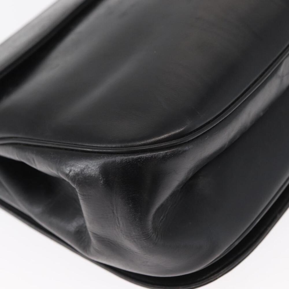 Christian Dior Hand Bag Calf Skin 2way Black Silver Auth 160958 - Picture 16 of 16